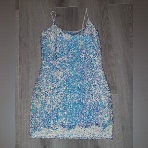 Sequin mini dress